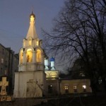 Moscow - Feodor Studit Church, Good Friday night