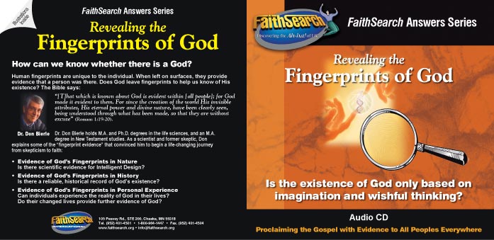 Revealing the Fingerprints of God audio